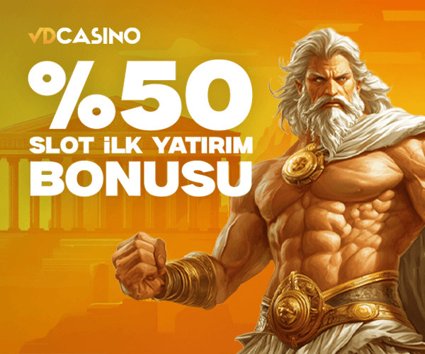 %50 Çevrimsiz  Slot İlk Yatırım Bonusu